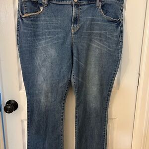 Old Navy Mid Wash Straight Leg Jeans